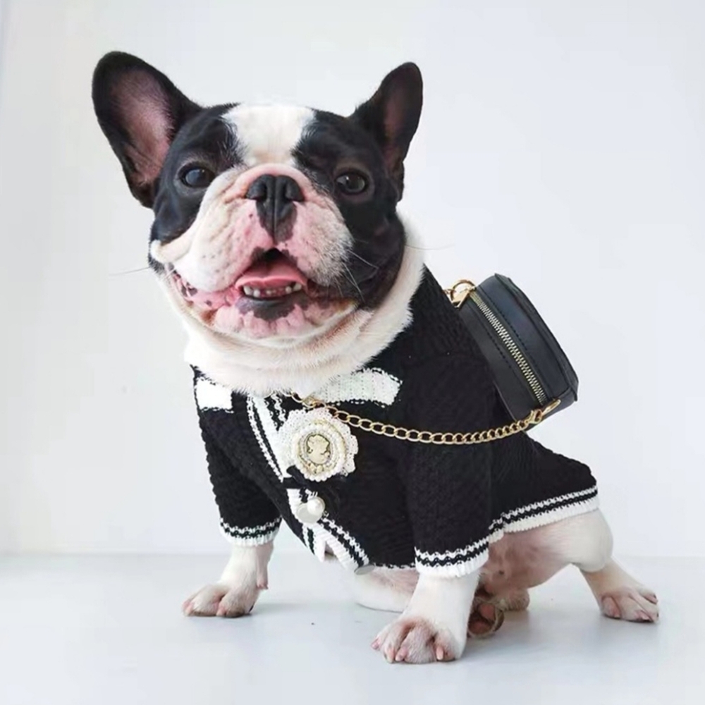 💎🐶Dog CH Print Sweater| Size: S